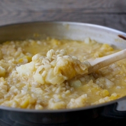 Potatoes with wheat berry