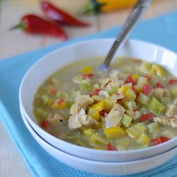 Courgette and Chicken Soup