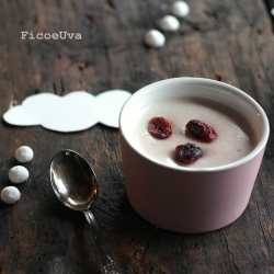 Cranberry Panna Cotta