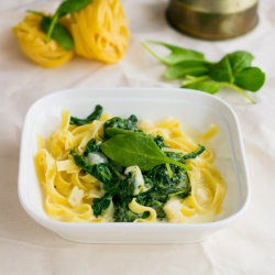 Tagliatelle with Spinach