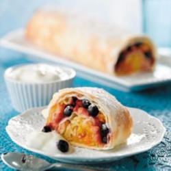 Apple & Blueberry Strudel