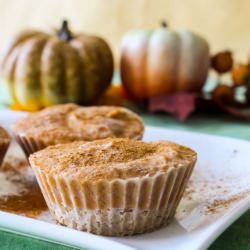 Skinny Mini Pumpkin Cheesecakes