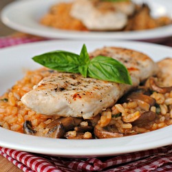 Chicken Marsala Risotto