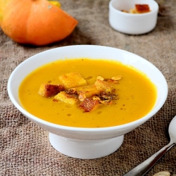 Roasted Pumpkin and Carrot Soup