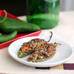 Jalapeño Quinoa Poppers