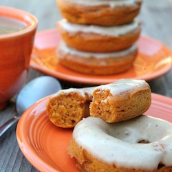 Maple Pumpkin Donuts