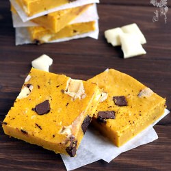 Pumpkin Blondies