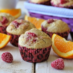 Raspberry Orange Muffins