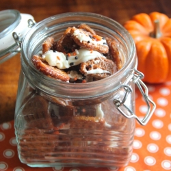 Pumpkin Spice Pretzels