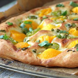 Mango and Hatch Chile Pizza