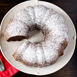 Chocolate Bourbon Bundt Cake