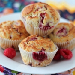 Avoca Raspberry Lemon Muffins