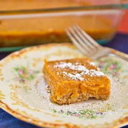 Butternut Squash Pie Bars