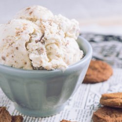 Honey Vanilla Gingersnap Ice Cream