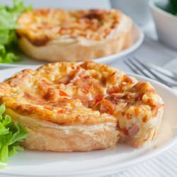 Ham and Tomato Quiche