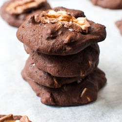 Mars bar and Snickers cookies