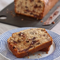 Bourbon & Chocolate Banana Bread