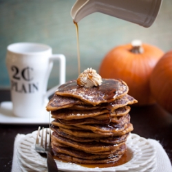 Pumpkin Maple Pancakes