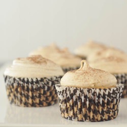 Chai Spice Hominy Cupcakes