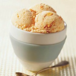 Maple Peach Ice Cream