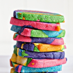 Rainbow Tie-Dyed Sugar Cookies