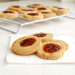 Strawberry-Kissed Walnut Sablés