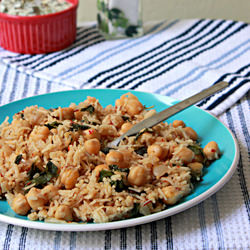 Chickpeas & Mint Pilaf