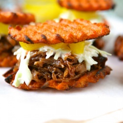 Sweet Potato Pulled Pork Sliders