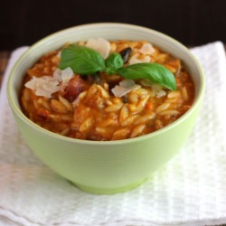 Roasted Vegetable & Orzo Soup