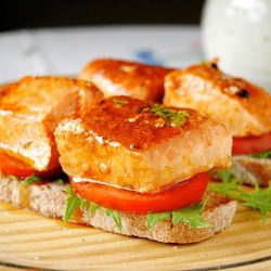 Pickled Salmon Sandwich