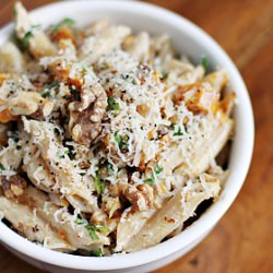 Butternut Squash and Chevre Pasta