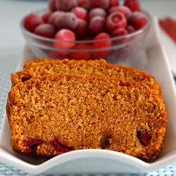 Cranberry Pumpkin Bread