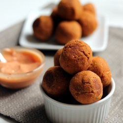 Fava Bean and Tempeh Beanballs