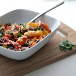 Roasted Mediterranean Pepper Salad