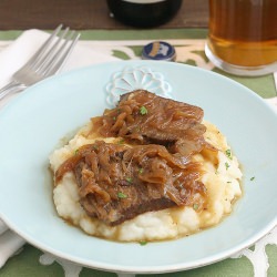 Beer-Braised Beef & Onions