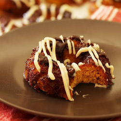 Pumpkin Cinnamon Roll Doughnuts