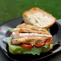 Parmesan Chicken on Asiago Ciabatta