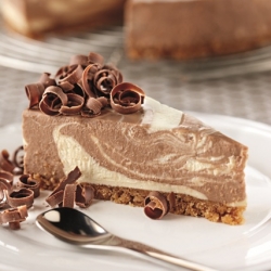 Chocolate & Vanilla Cheesecake