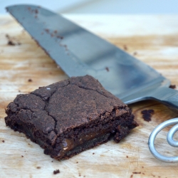 Fudge Caramel Brownies