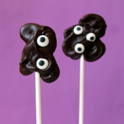 chocolate monster pops