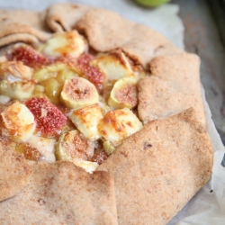 Galette with Figs and Goat Cheese