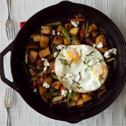 Pancetta Hash w/ Goat Cheese