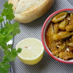 Egyptian Okra Recipe.