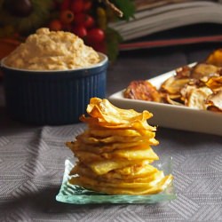 Oven Baked Celery Root Chips