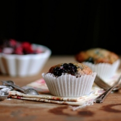 Very Berry Banana Muffins