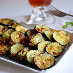 Zucchini Parmesan Crisps