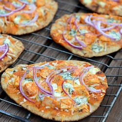 Buffalo Chicken Grilled Pizza