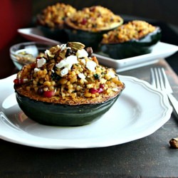 Moroccan Stuffed Squash