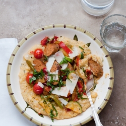 Polenta with Sausage