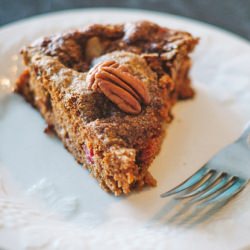 Fall Apple Cranberry Breakfast Cake